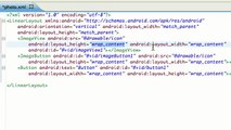 38. Android Application Development Tutorial - 38 - XML ImageView for Camera Application