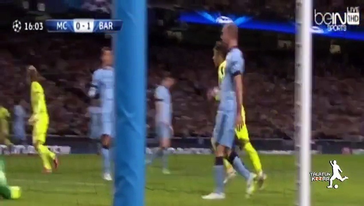 Manchester City vs Barcelona 2015 1-2