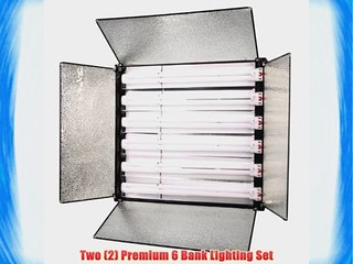 Download Video: CowboyStudio 3300 Watt Photography Photo Video Studio Portrait Light Bank Fluorescent 6-bank