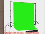 PBL Portable Support System plus 6ft x 9ft Chromakey Green Screen Backdrop Background Steve
