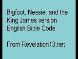 Bigfoot, Nessie the Loch Ness Monster, and the Bible Code