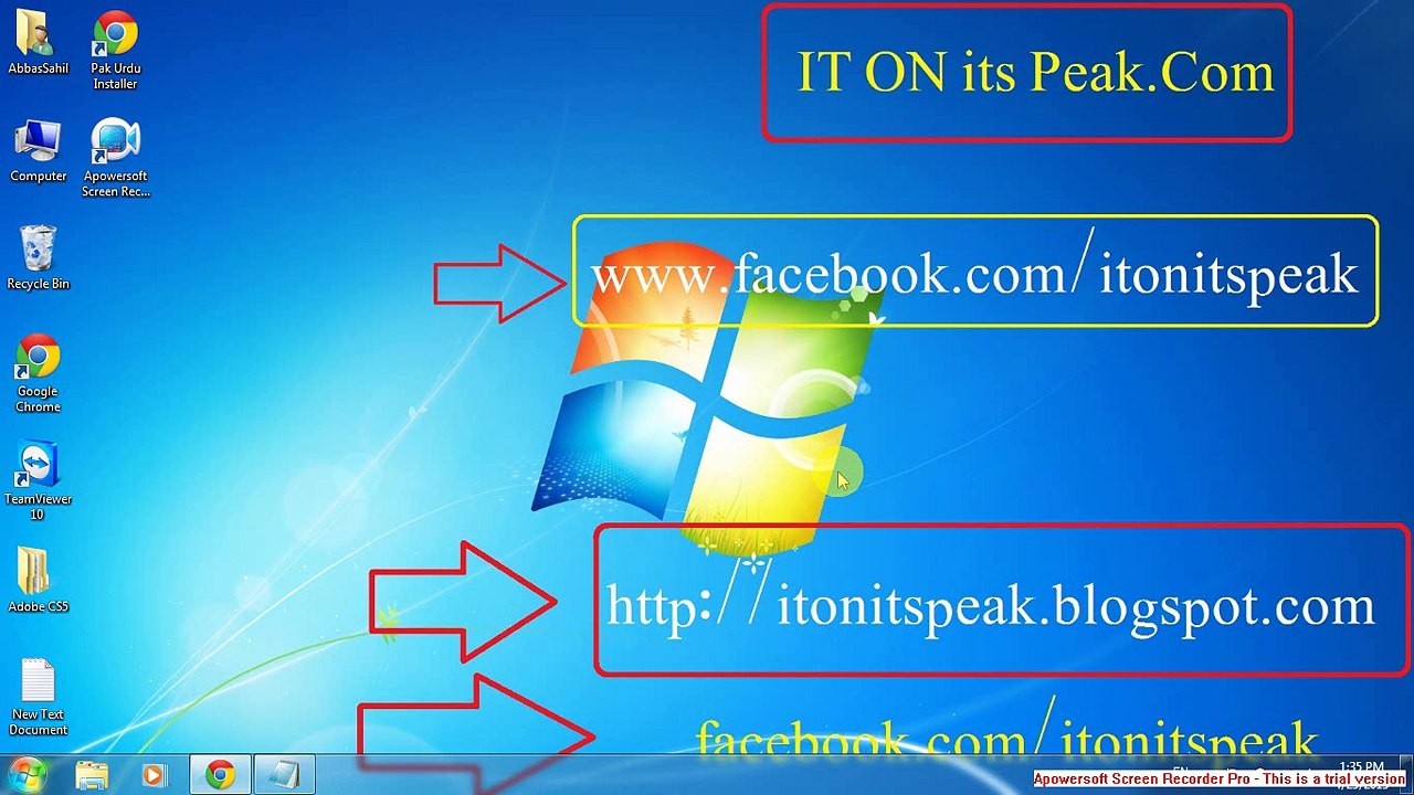 How to open youtube direct in pakistan without any Software Urdu Tutorial By IT on its peak.com