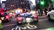 Koenigsegg Agera R Racing through Streets of London! INSANE FLAMES!!