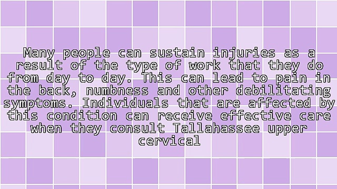 Experienced Tallahassee Chiropractic Doctor Offers Safe Relief For Work Accident Injuries