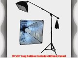 StudioFX 400W Continuous Lighting Hairlight Boom Stand Set Weight Bag Kit / Includes 85watt