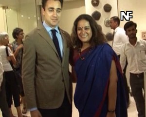 Vidya Balan in art show exhibition of her Sister in law