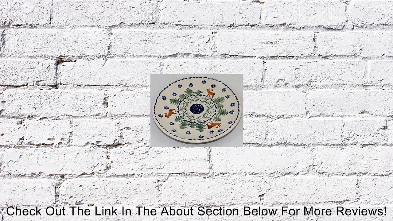 Jankiewicz Boleslawiec Polish Pottery Christmas Tree Reindeer Moose Pattern, 7" Salad Plate Review