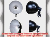 Ardinbir Studio Photography Continuous Lighting E27 AC Head Lamp Head Lamp Socket with 10 Light