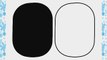 Studiohut 5'x7' Black/White Dual Side Large Collapsible Twist Photo Video MUSLIN Backdrop/Background