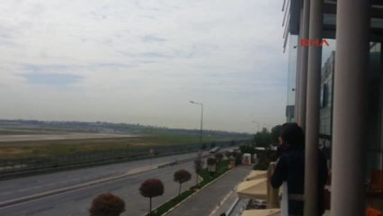 Motoru Alev Alan Uçağın İniş Anından Yeni Görüntüler