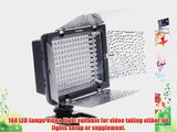 EVERSTAR? Yongnuo YN-160 LED video light With 160pcs Lamps for Camcorder DSLR Camera Canon