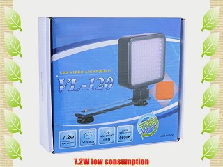 Bestlight? 120PCS LED 7.2W Energy-Saving LED Video Light with 5600K Color Temperature including