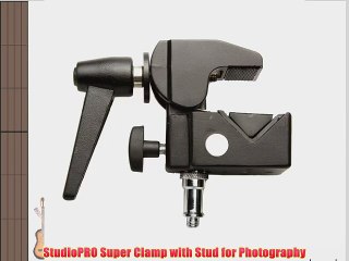 StudioPRO Super Clamp with Stud for Photography