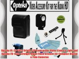 Opteka Professional Video Accessory kit for the Kodak PLAYTOUCH Zi8 Zx1 PLAYSPORT ZxD Compact