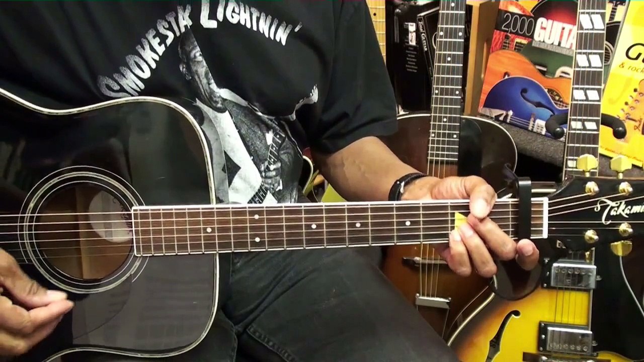 Tampa Red IT HURTS ME TOO 1940 True Blues Guitar Lesson EricBlackmonMusicHD