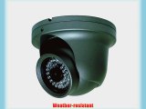 Clover Electronics HDC100 Super High-Resolution Indoor/Outdoor Night Vision Turret Security