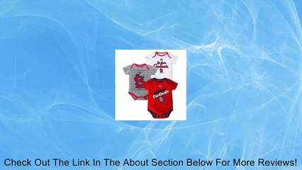 St. Louis Cardinals Baby / Infant Triple Play II 3 Piece Creeper Set Review
