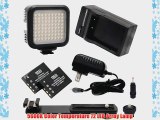 Canon Rebel SL1 Digital Camera Lighting 5600K Color Temperature 72 LED Array Lamp - Digital