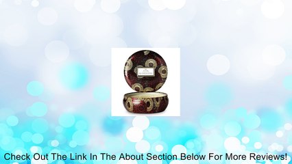 Limited Edition: Voluspa Goji and Tarocco Orange 3 Wick Tin (Red-Gold) Review