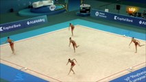 Bulgaria. Final 10 mazas. Medalla de oro. Baku 2014