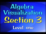 Algebra visualizing algebraic expressions  with Mortensen Math blocks, Montessori K-12 video