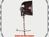 Photoflex 34 Backlight Stand with 5/8 Mounting Stud 2 Sections with 1 Riser Black Anodized.