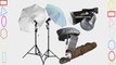 CowboyStudio Photography Flash Strobe Studio Light Kit with Stands Umbrellas Wireless Trigger