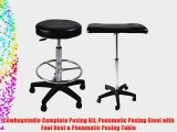 Cowboystudio Complete Posing Kit Pneumatic Posing Stool with Foot Rest