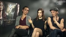 The Mortal Instruments interviews — Robert Sheehan, Lily Collins and Jamie Campbell Bower