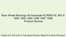 Rear Wheel Bearings Kit Kawasaki KLR650 KL 650 A 1993 1994 1995 1996 1997 1998 Review