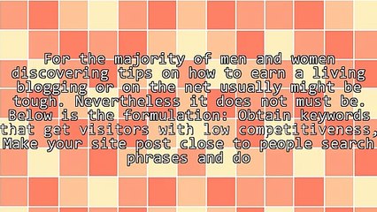 How You Can Earn Cash Running A Blog