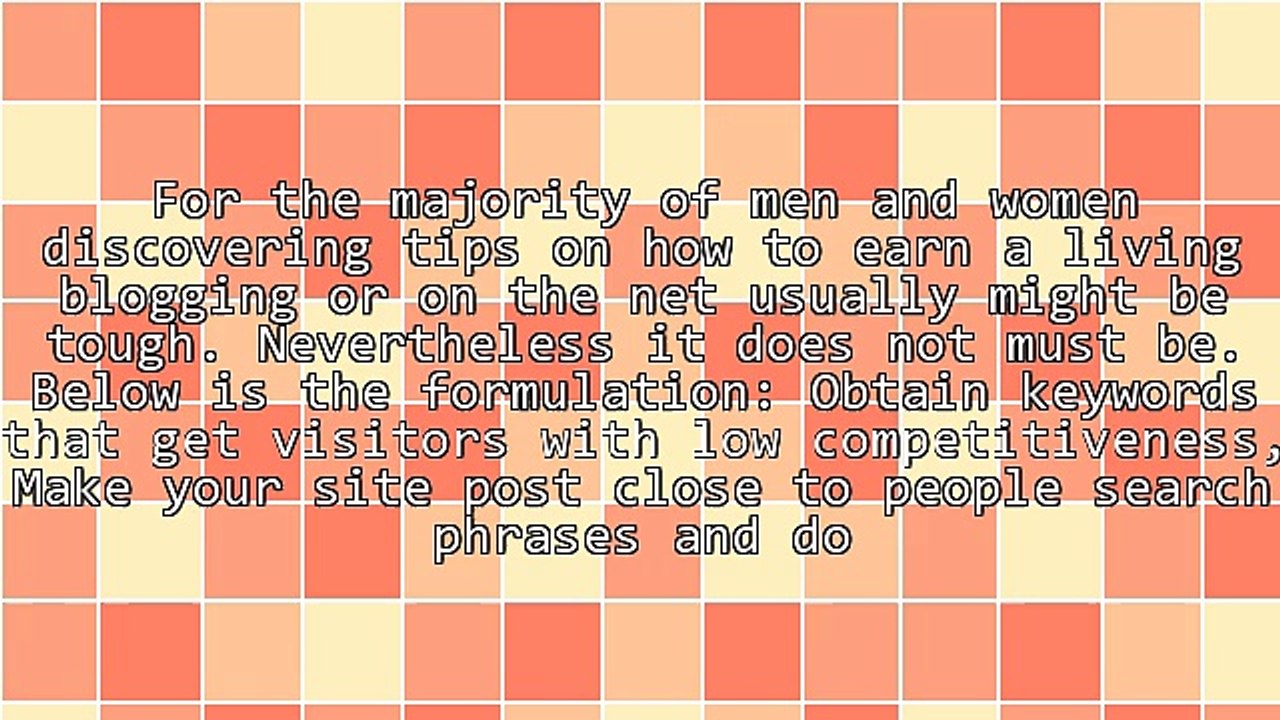 How You Can Earn Cash Running A Blog