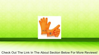 Silicone Oven Mitt & Grilling Gloves + 300 Grilling Recipes Cookbook - Great As Grill Gloves or Pot Holders. Our Heat Resistant Gloves Provide up to 425 Degrees F Protection and Are FDA Approved. Make Heat Grips One of Your Must Have BBQ Accessories. Revi