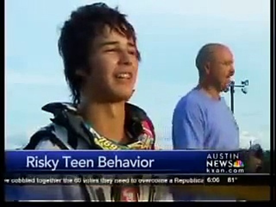 Teens taking risks