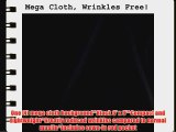 CowboyStudio Premium Mega Cloth Black Backdrop 6 x 9 Feet Wrinkles Free