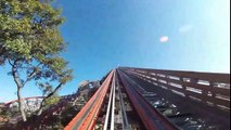 Medusa Steel Coaster front seat on-ride HD POV Six Flags México