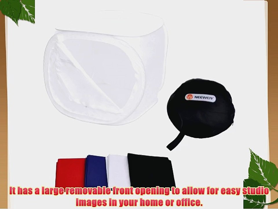 Neewer? 48x48 inch/120x120 cm Photo Studio Shooting Tent Light Cube Diffusion Soft Box Kit