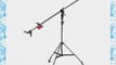 Manfrotto 025BS Super Boom 2 Section Aluminum Stand with Casters (Black)