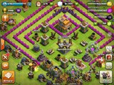 Clash of Clan, Balloons and Minions attack