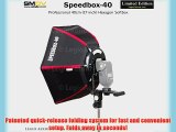 Speedbox Diffuser-40 - Professional 17 (17 x 15) Rigid Hexagonal Softbox for Canon Speedlite