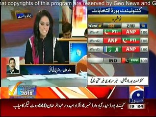 Cantonment Board Election 2015 on Geo News - 25th April 2015