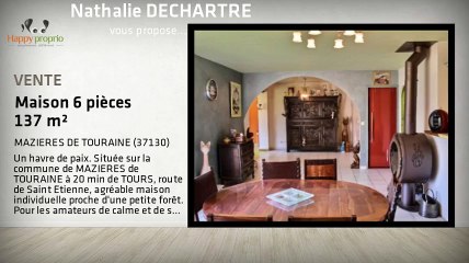 Vente maison - MAZIERES DE TOURAINE (37130) - 137m²