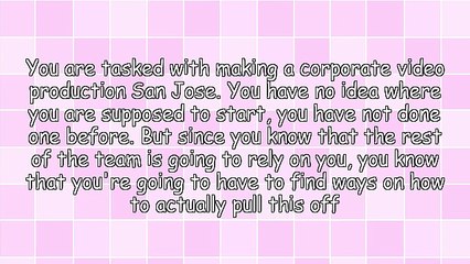 Making Your Own Corporate Video Production