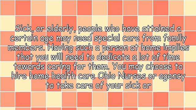 Things To Take Care Of When Finding Home Health Care Ohio Agency Or Nurse