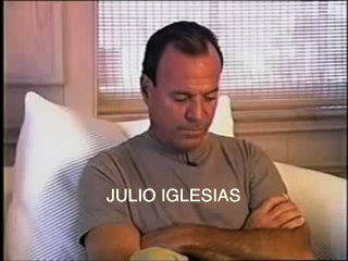 Julio Iglesias talking about Rudy Perez