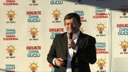Sivas Başbakan Davutoğlu Sivas'ta Halka Hitap Ediyor-3