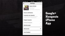 How to Use Google  Hangouts iPhone App