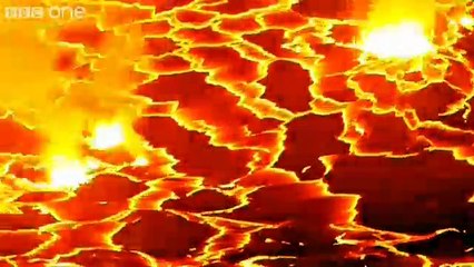 Scientist gets too close to lava lake! - Richard Hammond's Journey to the Centre of the Planet - BBC