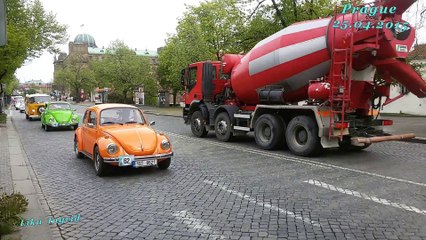 Rally of vintage cars.  Автопробег ретро автомобилей