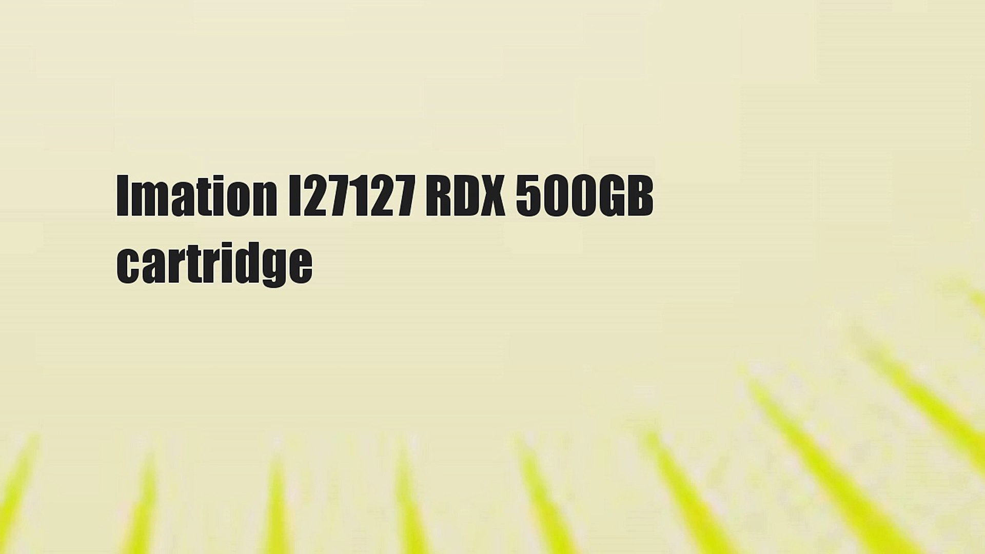 Imation I27127 RDX 500GB cartridge